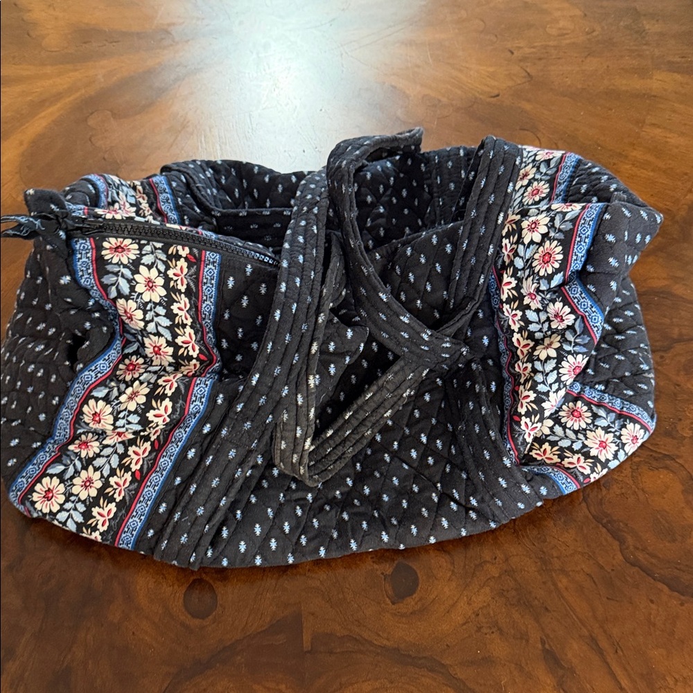 Vera Bradley Floral Quilted Duffle Bag